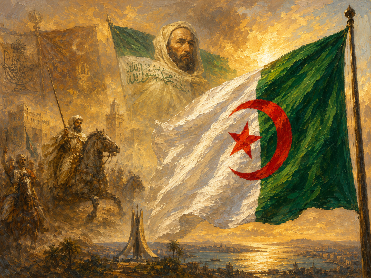 L'Histoire du Drapeau Algérien