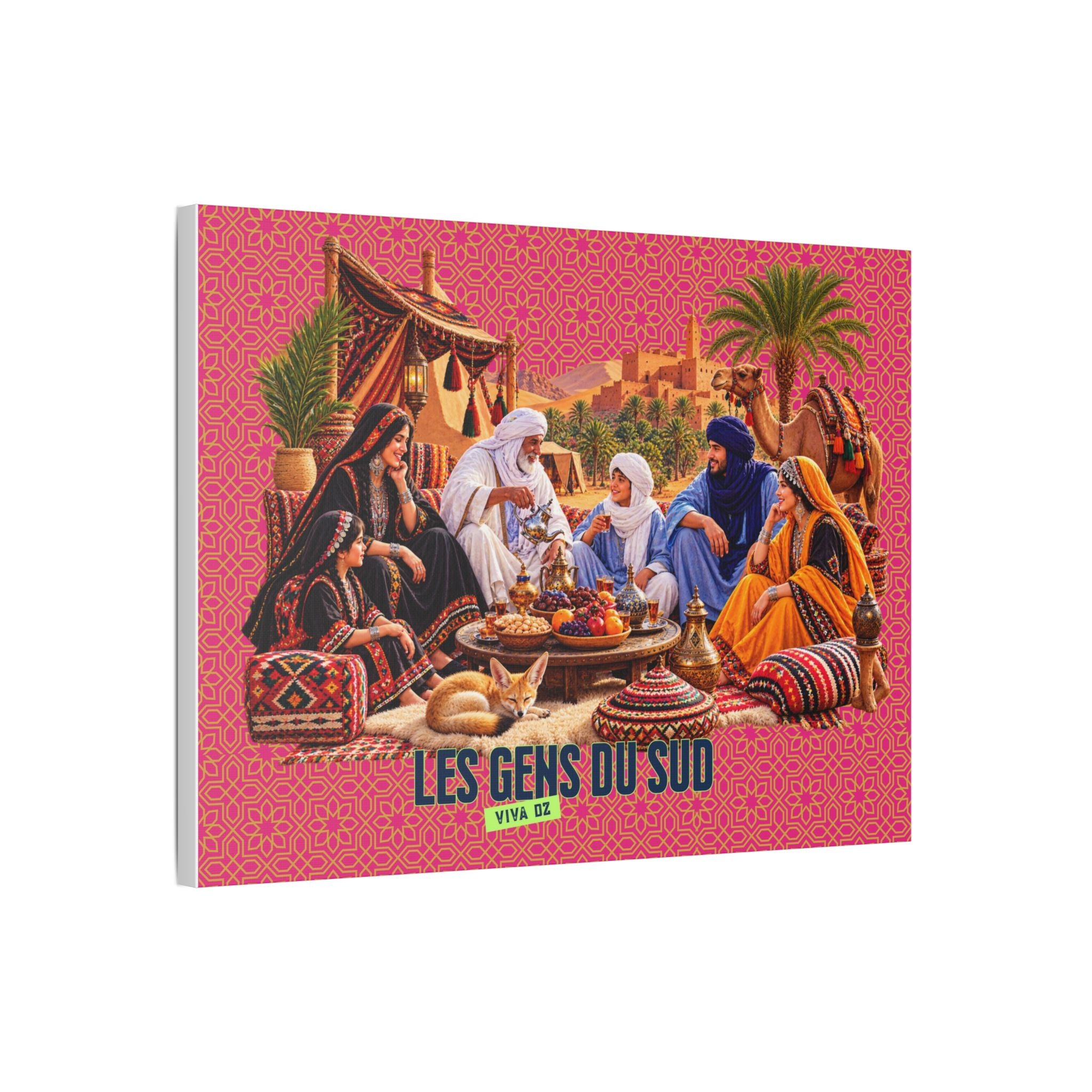 Les Gens du Sud – Tableau sur toile satinée