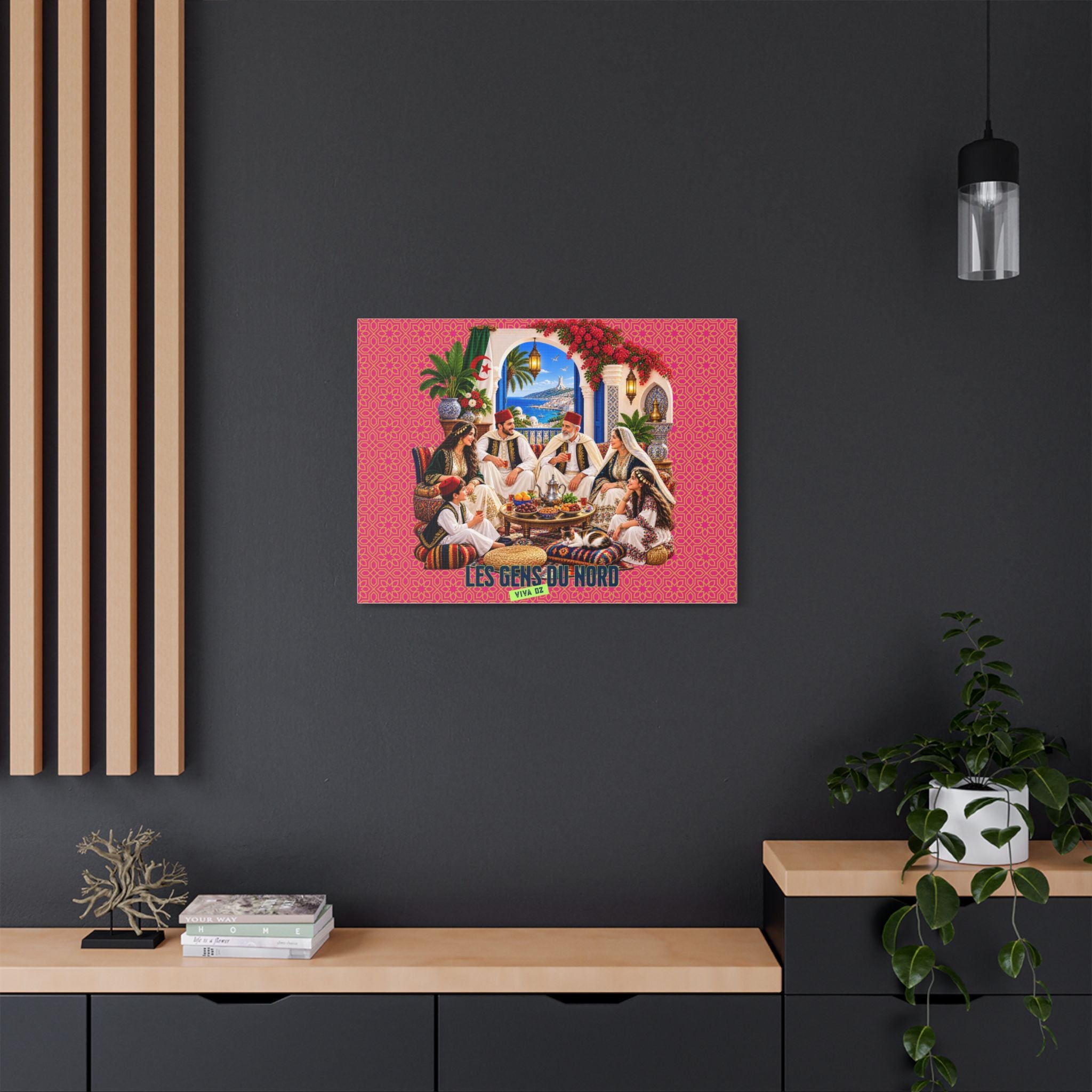 Les Gens du Nord – Tableau sur toile satinée