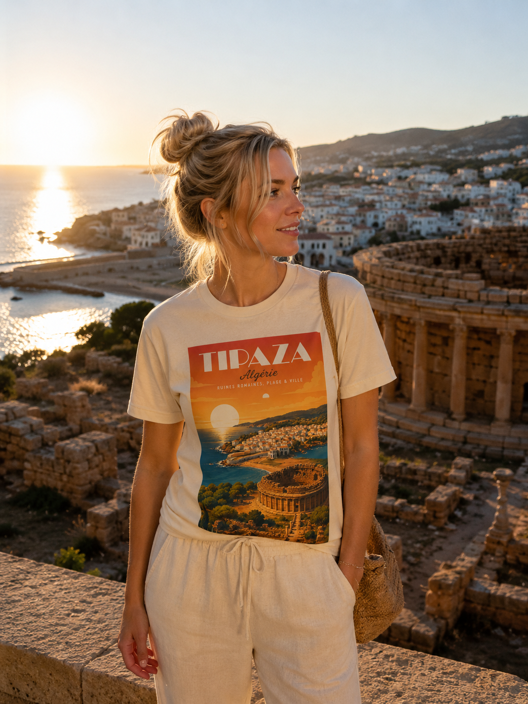 T-shirt Tipaza — Entre histoire et Méditerranée