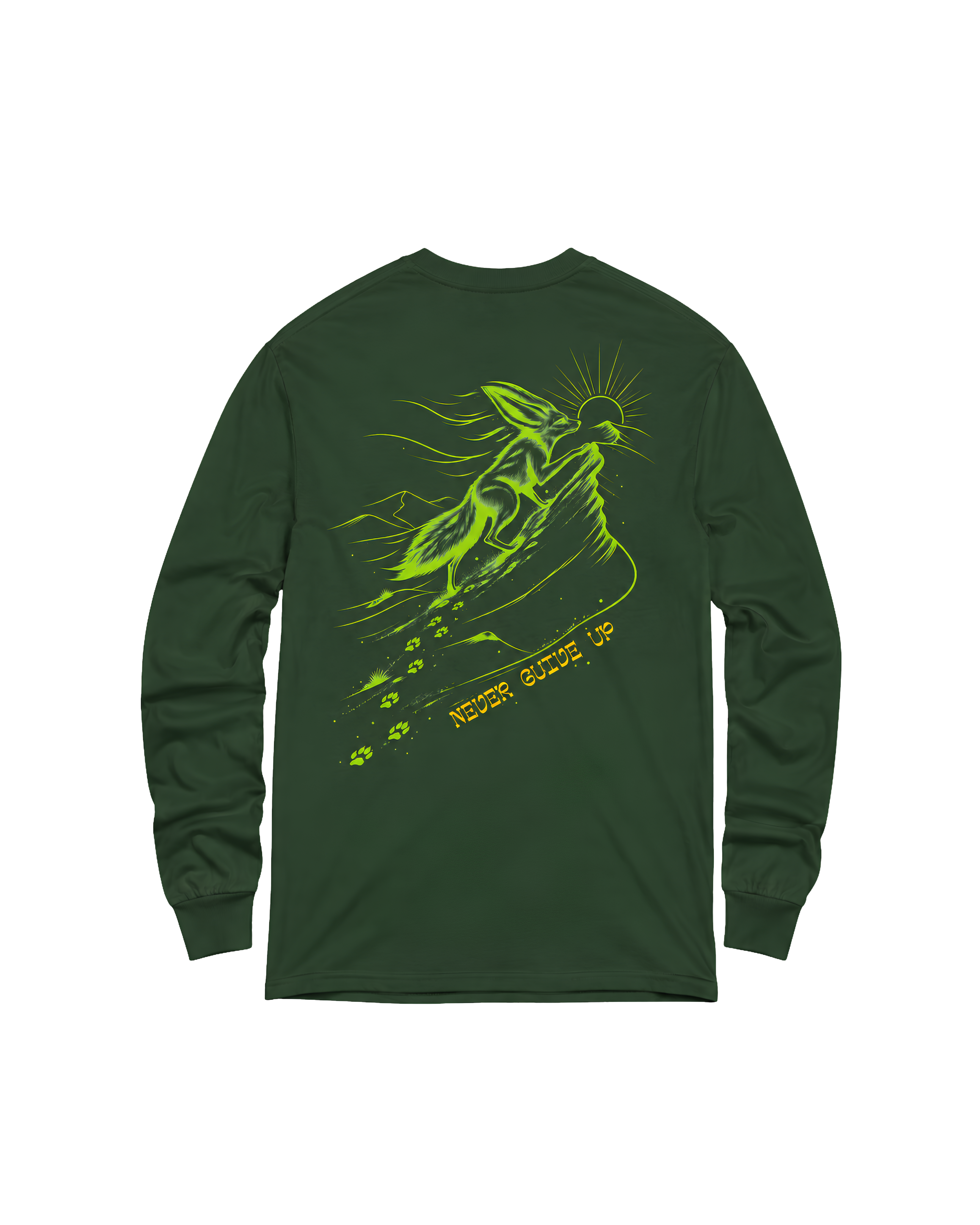 T-shirt manches longues — NEVER GIVE UP