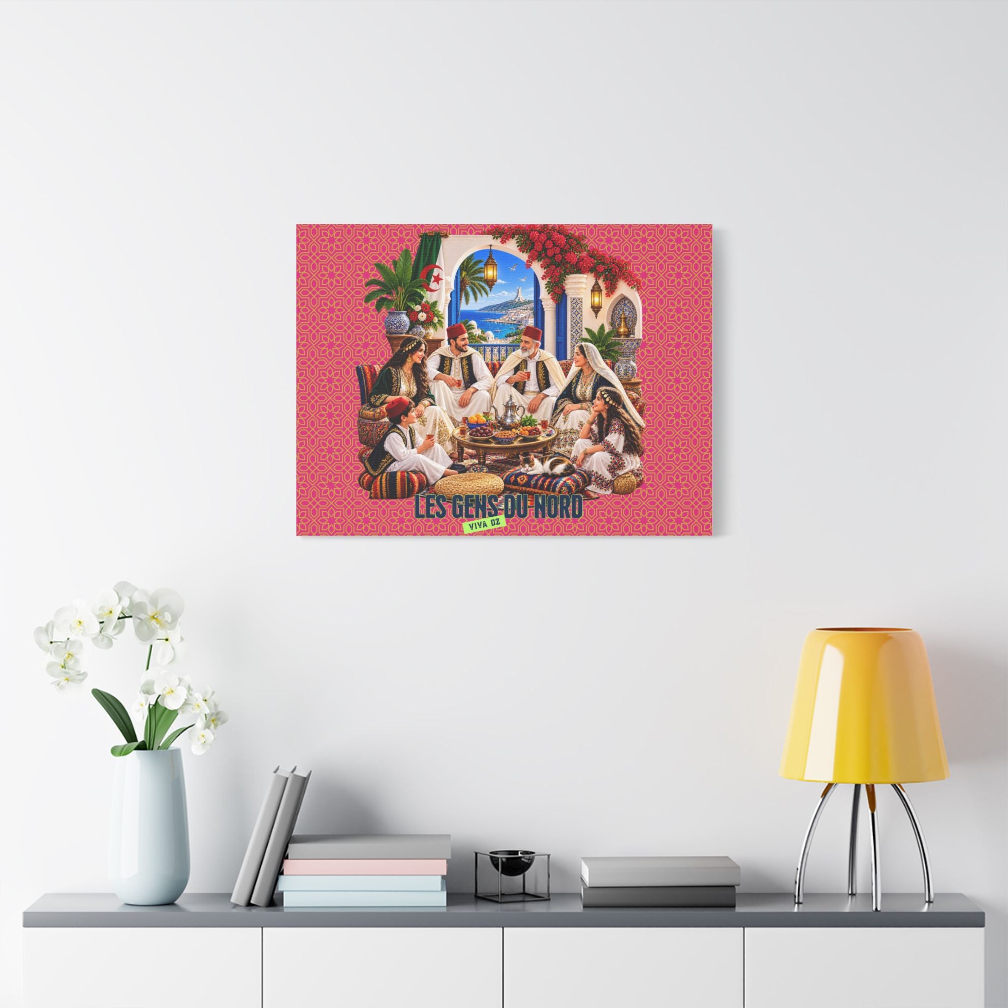 Les Gens du Nord – Tableau sur toile satinée