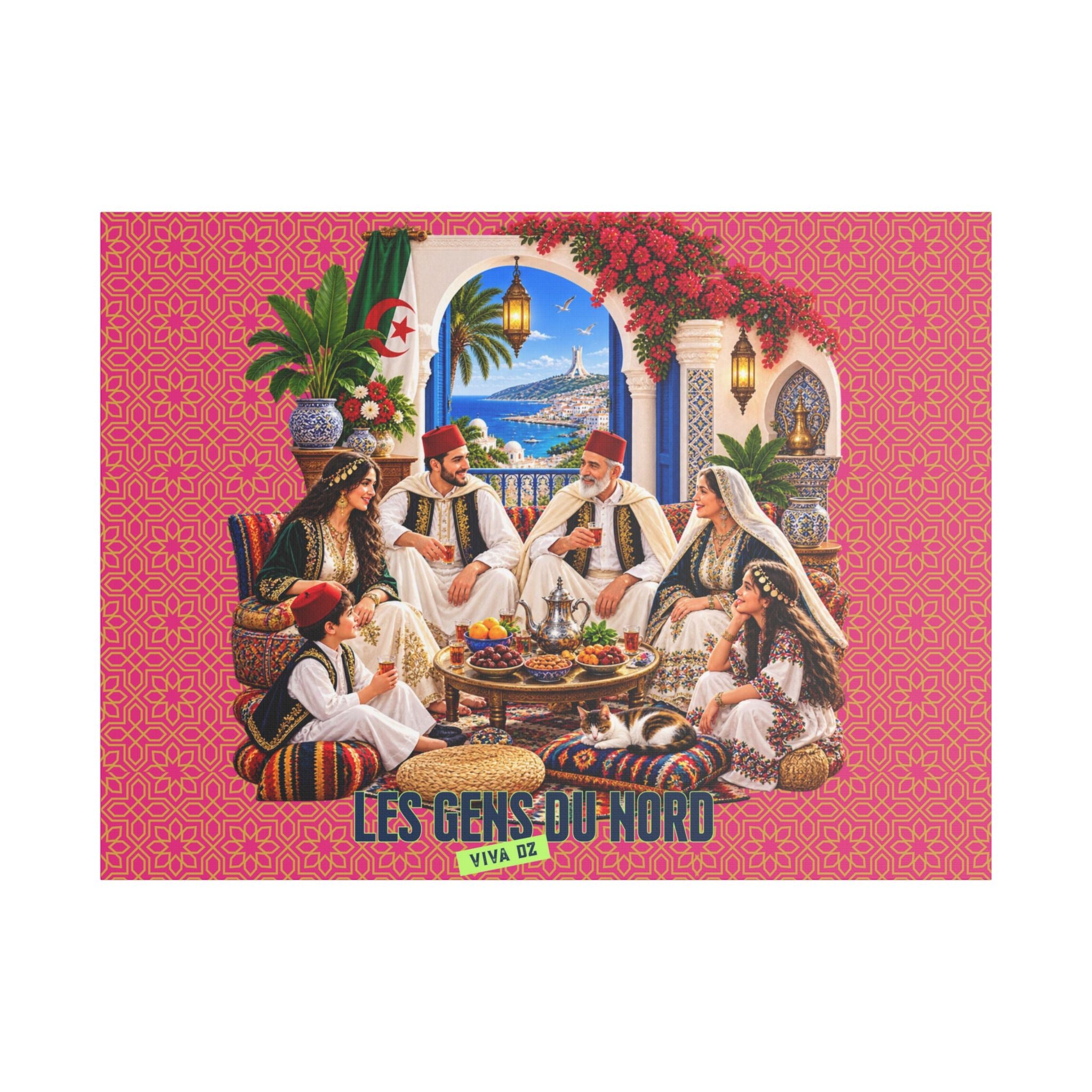 Les Gens du Nord – Tableau sur toile satinée