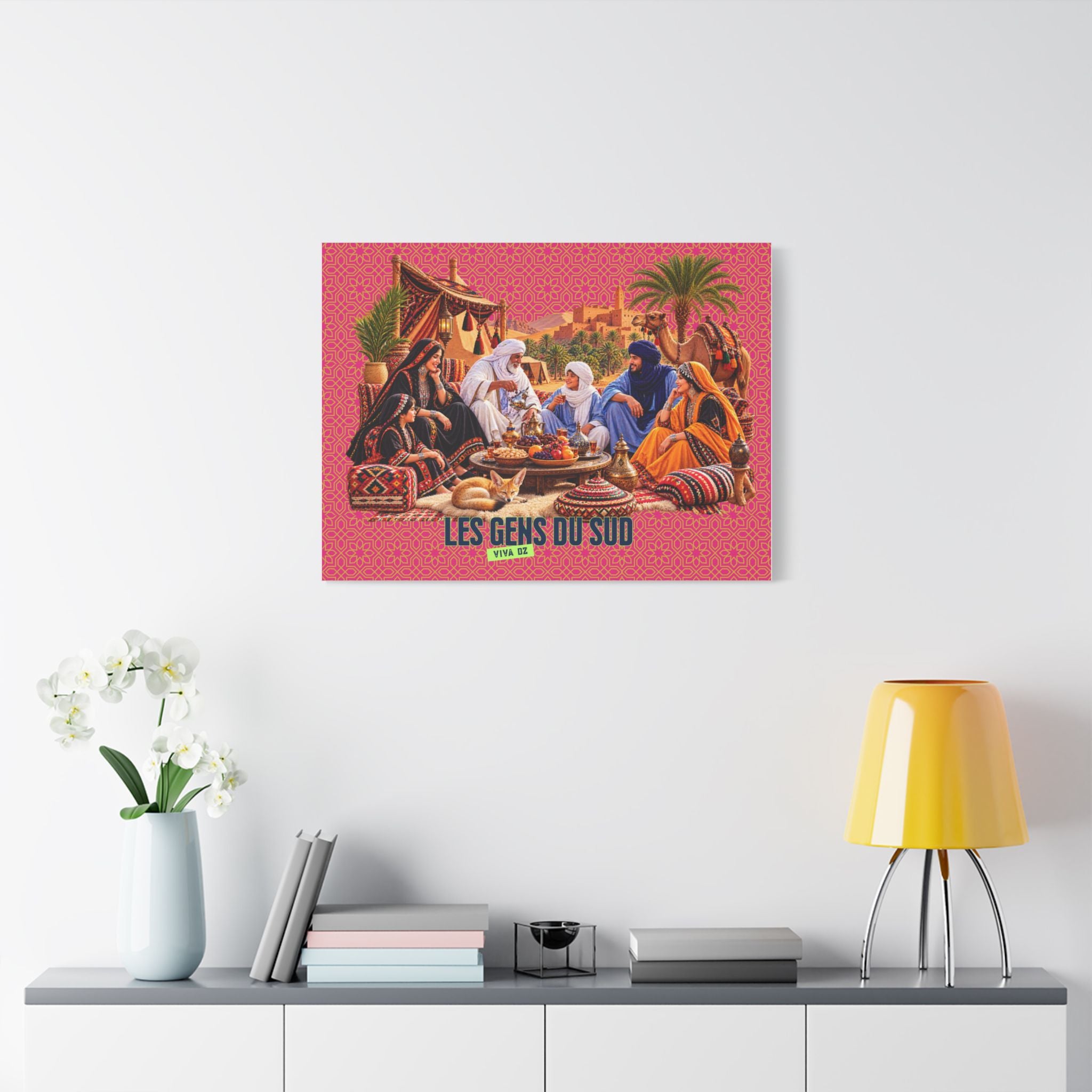 Les Gens du Sud – Tableau sur toile satinée