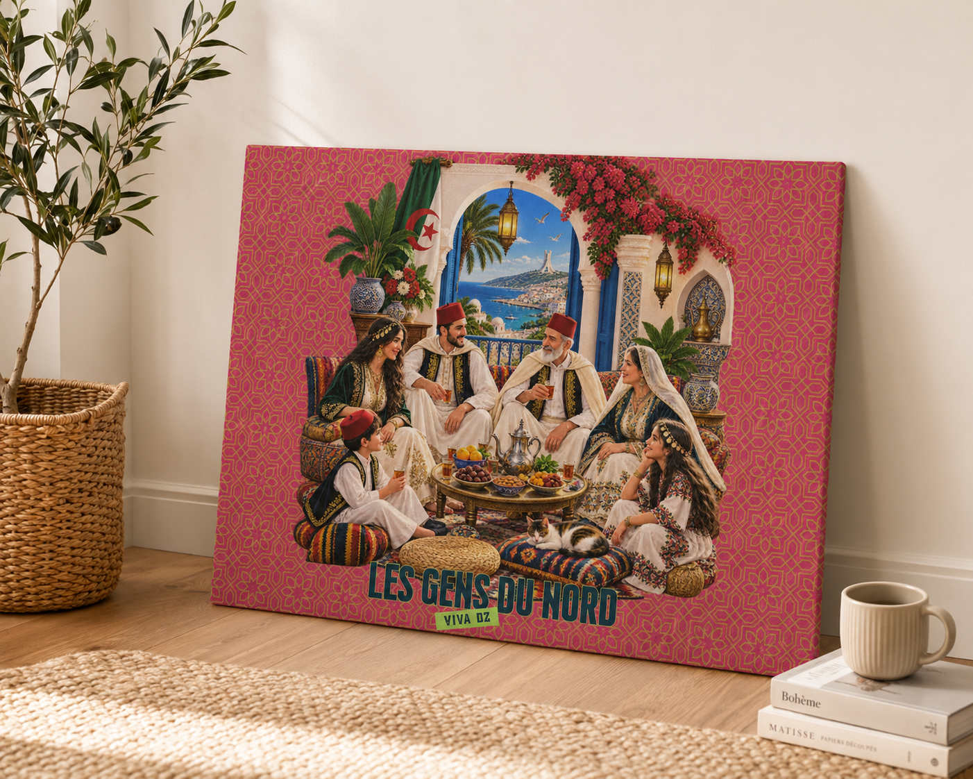 Les Gens du Nord – Tableau sur toile satinée