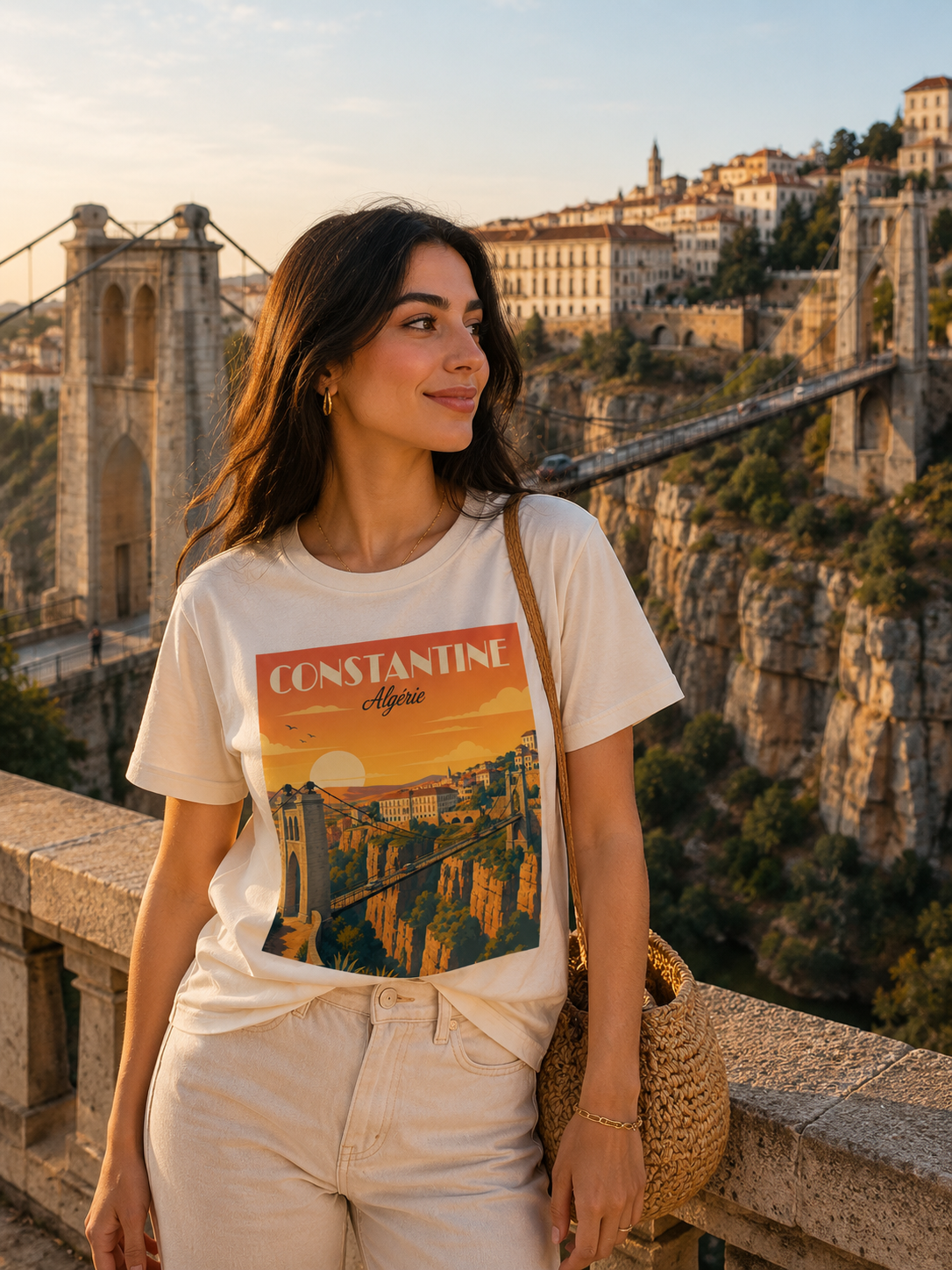 T-shirt Constantine — La cité du Rocher