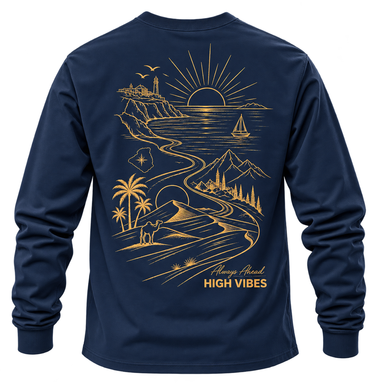 T-shirt à manches longues  — Strong Roots, High Vibes
